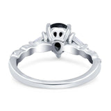 Art Deco Teardrop Pear Ring