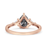 Pear Teardrop Vintage Style Ring