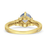 Art Deco Round Vintage Style Ring