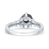 Art Deco Round Vintage Style Ring