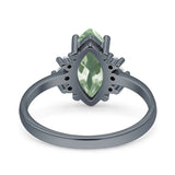 Art Deco Marquise Vintage Style Tapered Ring