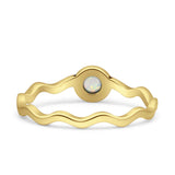 Solitaire Oxidized Ring