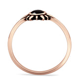Oxidized Sun Ring