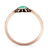 Oxidized Sun Ring