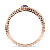 Oxidized Filigree Ring