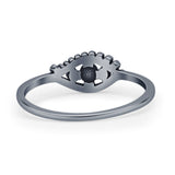 Oxidized Eye Ring
