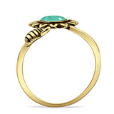 Oxidized Flower & Bee Oxidized Ring