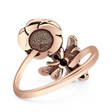 Bee Flower Ring