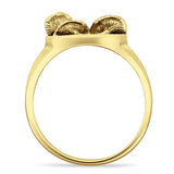 Octopus Tentacles Seawave Oxidized Ring
