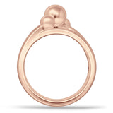 Three Ball Layered Ring