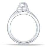 Three Ball Layered Ring