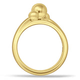 Three Ball Layered Ring