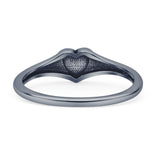 Paw Print & Heart Ring