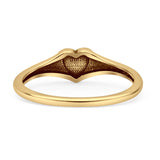 Paw Print & Heart Ring