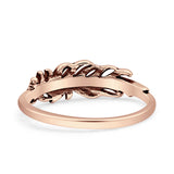 Oxidized Feather Ring