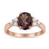 Vintage Style Oval Natural Stone Ring 