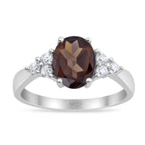 Vintage Style Oval Natural Stone Ring 