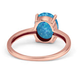Oval Solitaire Ring