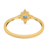 Minimalist Round Natural Stone Ring