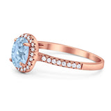 Art Deco Oval Natural Stone Wedding Ring