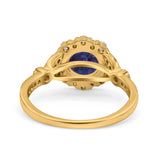 Art Deco Halo Engagement Ring