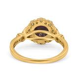 Art Deco Halo Engagement Ring