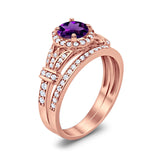 Art Deco Two Piece Bridal Ring