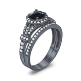 Art Deco Two Piece Bridal Ring