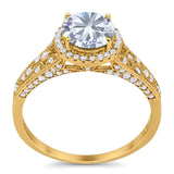 Vintage Style Round Natural Stone Ring