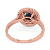 Vintage Style Round Natural Stone Ring