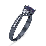 Vintage Style Round Natural Stone Ring