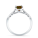 leaf Solitaire Ring