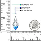  Celtic Heart Pendant 