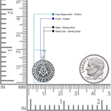  Masonic Pendant Necklace