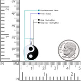  Yin And Yang Pendant Necklace