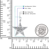 Celtic Style Star Pendant Necklace