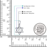Star Of David Pendant Necklace