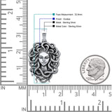 Medusa Pendant Necklace