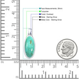 Oxidized Solitaire Pendant 