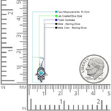  Hand Of Hamsa Pendant 
