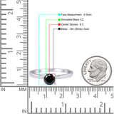 Round Solitaire Gold Ring