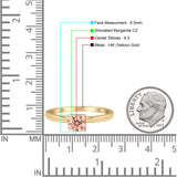 Round Solitaire Gold Ring