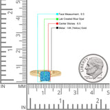 Princess Cut Solitaire Gold Ring