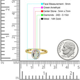 Oval Halo Natural Diamond Ring