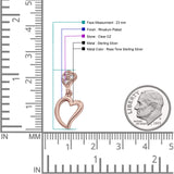Heart Stud Earrings
