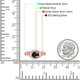 Infinity Oval Natural Stone Evil Eye Halo Ring