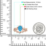 Two Piece Pear CZ Ring