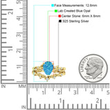 Two Piece Pear CZ Ring