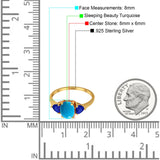 Three Stone Oval Natural Stone Trio Ring