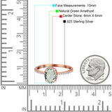 Art Deco Oval Hidden Halo Ring